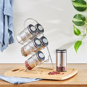 Walter Inox 6'lı Standlı Oval Baharat Takımı