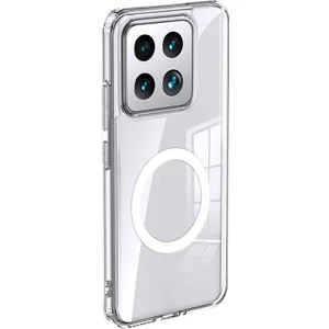 Case 4u Xiaomi Mi 14 Kılıf Sert Pc Arka Yüzey Wireless Şarj Özellikli Flet Magsafe Kapak Şeffaf