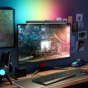 BW-CML2 RGB Renkli Oyun Monitörü Işık Çubuğu 300-1000LUX Ayarlanabilir Dokunmatik Masa Işığı