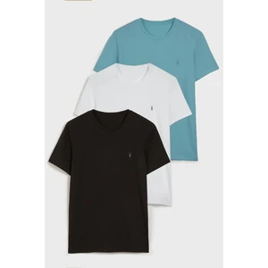 Four Man Bisiklet Yaka Standart Kalıp Basic Pamuklu Erkek T-Shirt 3lü Paket