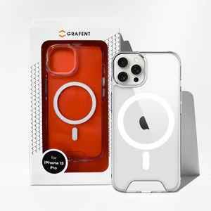 Apple iPhone 15 Pro Kılıf Magsafe Şarj Özellikli Transparan