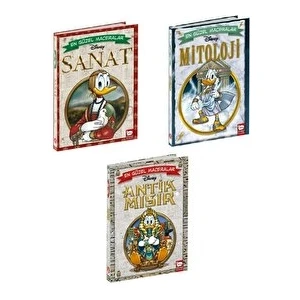 Disney: En Güzel Maceralar:  Sanat + Mitoloji + Antik Mısır - 3 Kitap