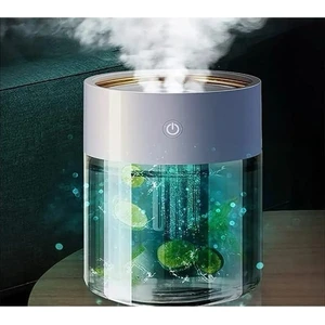 Ceypaks Üç 3 Sprey LED Işıklı Ultrasonik Hava Nemlendirici - Buhar Makinesi ve Aroma Difüzörü 2 lt