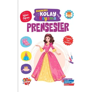 Etkinlikli Kolay Boyama - Prensesler
