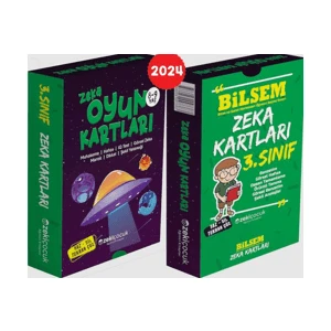 3. Sınıf Bilsem Zeka Kartları / 8-9 Yaş Zeka Oyun Kartları