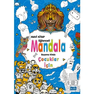 Çocuklar Için Mandala Mavi