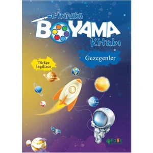 Etkinlikli Boyama Kitabı Gezegenler