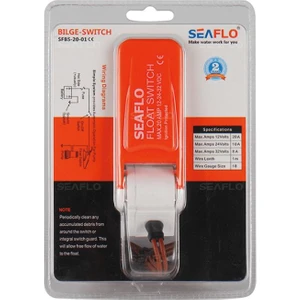 Seaflo Sfbs-20-01 Sintine Pompası Şamandıra Şalteri, Ds Pompa Şamandırası 12-24 Volt 20 Amper