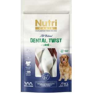 Nutri Canin Dental Twist Kuzu Etli Diş Sağlığı Köpek Ödülü 120 gr
