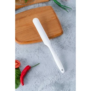 Beyaz Silikon Uzun Spatula 23,5cm