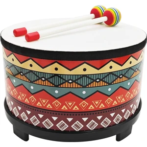JYD-020 Ahşap Yer Davulu (2x Baget) Orff - Ritim Aleti