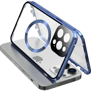 Forestl Digital Apple iPhone 13 Pro Telefon Kılıfı Için 360 Derece Koruma Manyetik Kapak-Dark Blue (Yurt Dışından)