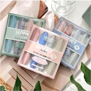 12'li Pastel Minimal Mascara Kalem Seti Estetik Tasarım Renkli Fosforlu Kalemler