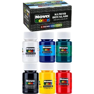 6'lı Kumaş Boyası Nova Color 30 ml NC 188