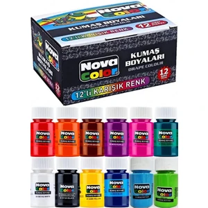 12'li Kumaş Boyası Nova Color 30 ml NC 192