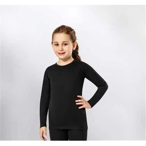 2005K Kız Çocuk Uzun Kollu Termal Body - SİYAH