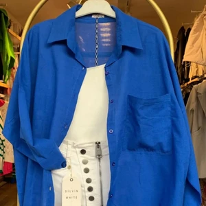 HC Boutique Büyük Tek Cepli Oversize Keten