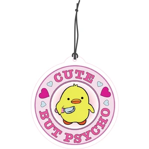 By Meyla Bymeyla Civciv Cute But Psycho Tasarımlı Dekoratif Oto Kokusu ve Oto Aksesuarı