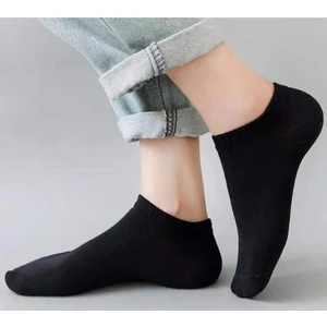 Çorap Socks 8'li Bay - Bayan Ekonomik Paket Siyah Patik Çorap