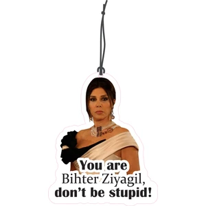 By Meyla Bymeyla You Are Bihter Ziyagil Don't Be Stupid Tasarımlı Dekoratif Oto Kokusu ve Oto Aksesuarı