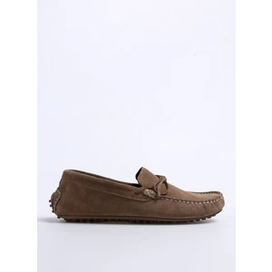 Deri Bej Erkek Loafer SINE