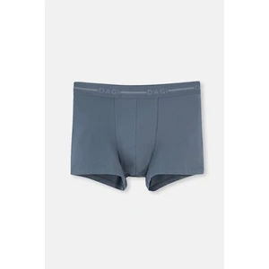 Koyu Gri 5210 Pamuk Düz Boxer