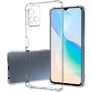 Case World Caseworld Vivo Y21S Kapak Kamera Korumalı Airbag Antishock Köşe Korumalı Şeffaf Silikon Kılıf