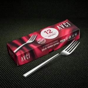 ST101 Star Yemek Çatalı 3mm 12 Li