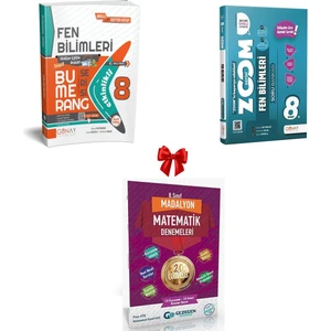 Günay Yayınları 8. Sınıf Fen Bilimleri Bumerang Konu Anlatımlı ve Zoom Soru Bankası