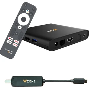 Wzone Tunerli Uydu Alıcı Lisanslı 4K Android Box