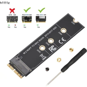 M.2 Nvme SSD MacBook Air Pro Retina 2013-2017 Için Adaptör Kartı Dönüştürme Nvme/ahcı SSD Yükseltilmiş Kiti A1465 A1466 A1398 A1502 M2 (Yurt Dışından)