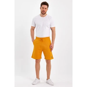 Uomo Park 8024 Üç Iplik Belden Kordonlu Kare Baskılı Şort