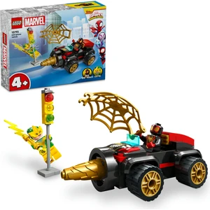 LEGO® 4+ Döner Burgulu Araç 10792 - 4 Yaş ve Üzeri Çocuklar için Örümcek Adam Arabası, Miles Morales ve Electro Minifigürleri İçeren Yaratıcı Oyuncak Yapım Seti (58 Parça)