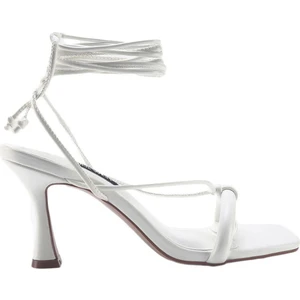 Nine West Pemres 3fx Beyaz Kadın Topuklu Sandalet
