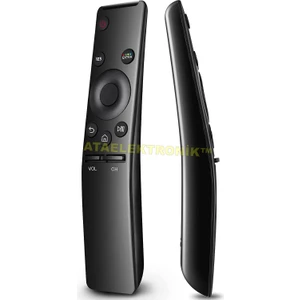 Ata Elektronik Samsung Tüm Modeller Uyumlu Sihirli Yerine Muadil Tuşlu Kumanda Ku 7500 4K UHD Tv BN59-01259B BN59-01259 K ve M Serisi Uyumlu Led-Lcd Tv Akıllı Kumandası BN59-01259B