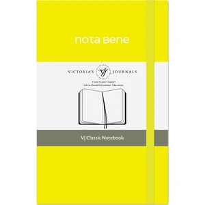 Victoria's Journals Nota Bene Classic Sert Kapak Defter, 9X14 Cm, Çizgili
