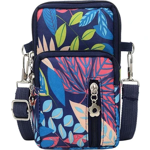 Kadın Mini Crossbody Çanta Çapraz Omuz Cep Telefonu Çantası Spor Açık Bayan Kol Çantası Eğlence Naylon Çanta 9X6X17 cm (Yurt Dışından)