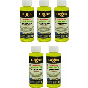 Luxor Kimya Konsantre Oto Cam Suyu Şampuanı 100ML 5 Adet