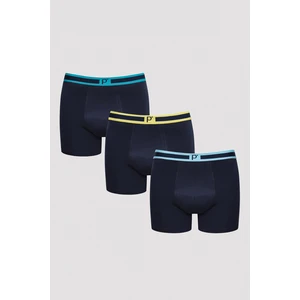 Yellow Tape Çok Renkli 3lü Boxer