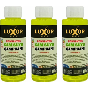 Luxor Kimya Konsantre Oto Cam Suyu Şampuanı 100ML 3 Adet