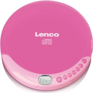 Taşınabilir CD Çalar Discman Şarj Özellikli Pembe
