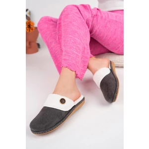 Modafrato Carmen Kadın Ev Terliği Kışlık Topuklu Terlik