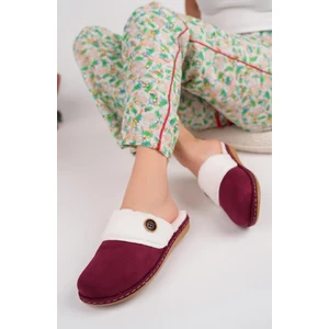 Modafrato Carmen Kadın Ev Terliği Kışlık Topuklu Terlik