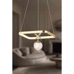 Eray Aydınlatma 2502-1 Gold LED Avize(Beyaz Işık -Sarı Işık - Gün Işığı)