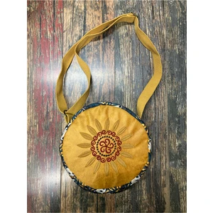 Street Bag Şinok Etnik Otantik Bohem Desenli Çiçek Nakışlı Omuz Çantası