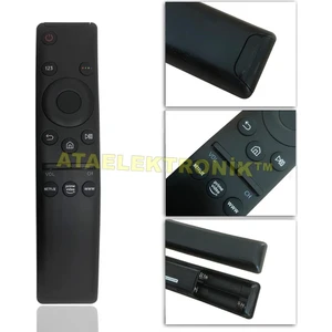 Ata Elektronik Samsung Uyumlu BN59 KU6290, KU6270, KU7000, RU7100 Akıllı UE-55RU7400 Smart 4K LED Tv Kumandası   BN59 01312F 4K QLED Uyumlu  K - M - N - U - R Serisi  Sımart Netflix Tuşlu Kumanda Aır2