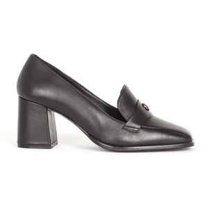 Pl 23022 Deri Kadın Topuklu Ayakkabı