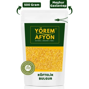 Yörem Afyon Meşhur Gaziantep Yeni Mahsul Organik Tarım Köftelik Bulgur | 500gr.