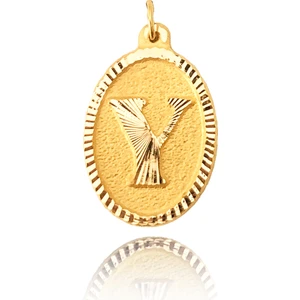 Enderun Kuyumculuk 14 Ayar Altın Y Harf Kolye