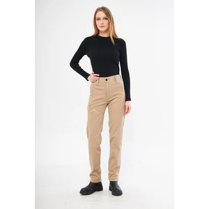 Ghassy Co. Kadın Içi Polarlı Tactical Outdoor Su Geçirmez Softshell Pantolon